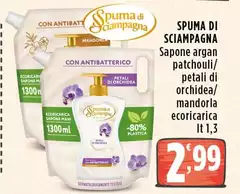 Spuma Di Sciampagna - Sapone Argan Patchouli