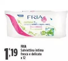 Fria - Salviettina Intima Fresca E Delicata