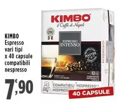 Kimbo - Espresso X 40 Capsule Compatibili Nespresso