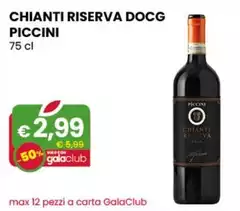 Piccini - Chianti Riserva DOCG 75 Cl