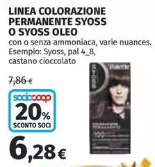 Oliv'e olio - Linea Colorazione Permanente Syoss O Syoss