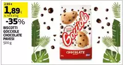 Pavesi - Biscotti Gocciole Chocolate
