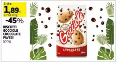 Pavesi - Biscotti Gocciole Chocolate