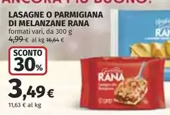 Rana - Lasagne O Parmigiana Di Melanzane