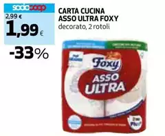 Foxy - Carta Cucina Asso Ultra Foxy - Carta Cucina Asso Ultra