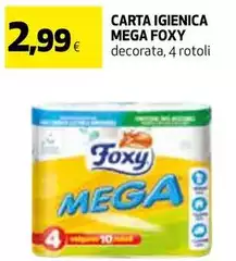 Foxy - Carta Igienica Mega