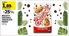 Pavesi - Biscotti Gocciole Chocolate
