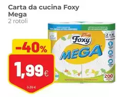 Foxy - Carta Da Cucina Mega Foxy - Carta Da Cucina Mega