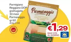 Parmareggio - Parmigiano Reggiano DOP Grattugiato 30 Mesi Parmareggio - Parmigiano Reggiano DOP Grattugiato 30 Mesi