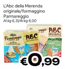 Parmareggio - L'Abc Della Merenda Originale/Formaggino Parmareggio - L'Abc Della Merenda Originale/Formaggino