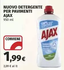 Ajax - Nuovo Detergente Per Pavimenti