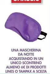 Lines - Una Mascherina Da Notte Acquistando In Un Unico Scontrino