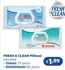 Fresh & Clean - Salviette Classic