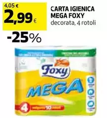 Foxy - Carta Igienica Mega