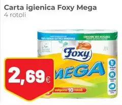 Foxy - Carta Igienica Mega