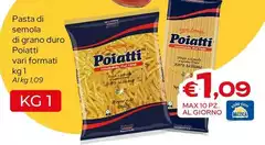 Poiatti - Pasta Di Semola Di Grano Duro