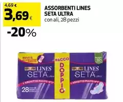 Lines - Assorbenti Seta Ultra