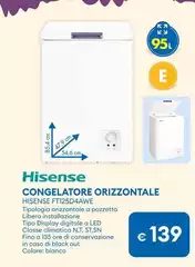 Hisense - Congelatore Orizzontale Hisense - Congelatore Orizzontale