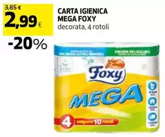 Foxy - Carta Igienica Mega