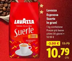 Lavazza - Espresso Suerte In Grani