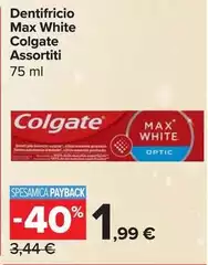 Colgate - Dentifricio Max White