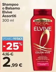 L'Oreal - Shampoo O Balsamo Elvive