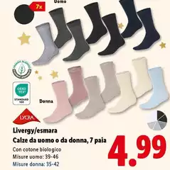 Livergy/Esmara - Calze Da Uomo O Da Donna, 7 Paia 