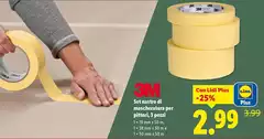 Set Nastro Di Mascheratura Per Pittori, 3 Pezzi