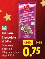 Fin Carrè - Cioccolato Al Latte
