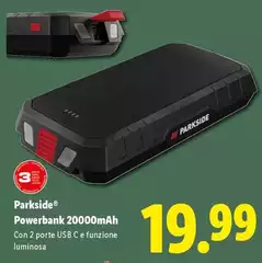 Parkside -  Powerbank 20000mAh