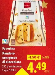 Favorina - Pandoro Con Gocce Di Cioccolato