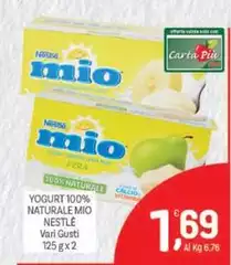Nestlè - Yogurt 100% Naturale Mio