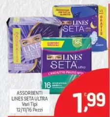 Lines - Assorbenti Seta Ultra
