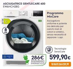 Electrolux - Asciugatrice Gentlecare 600 EW6HCH28G