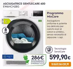 Electrolux - Asciugatrice Gentlecare 600 EW6HCH28G