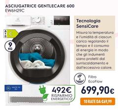 Electrolux - Asciugatrice Gentlecare 600 EW6H29C