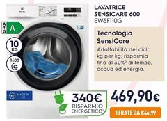 Electrolux - Lavatrice Sensicare 600 EW6F110G