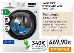 Electrolux - Lavatrice Sensicare 600 EW6F110G