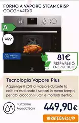 Electrolux - Forno A Vapore Steamcrisp COCGH44TX0