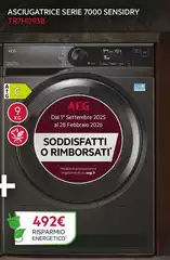 Aeg - Asciugatrice Serie 7000 Sensidry TR7HD93B