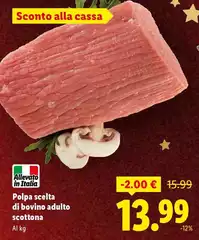 Polpa Scelta Di Bovino Adulto Scottona