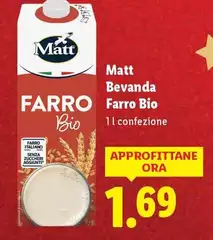 Matt - Bevanda Farro Bio