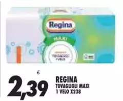 Regina - Tovaglioli Maxi 1 Velo X238