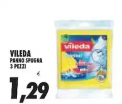 Vileda - Panno Spugna 3 Pezzi