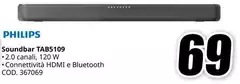 Philips - Soundbar TAB5109