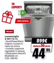 Miele - Lavastoviglie Sc Cl