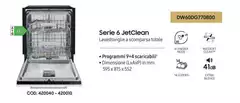 Serie 6 Jetclean DW60DG770B00