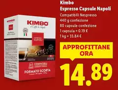 Kimbo - Espresso Capsule Napoli