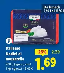 Italiamo -  Nodini Di Mozzarella