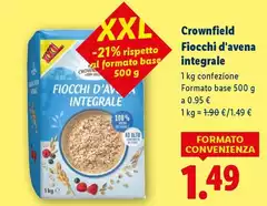 Crownfield - Fiocchi D'Avena Integrale